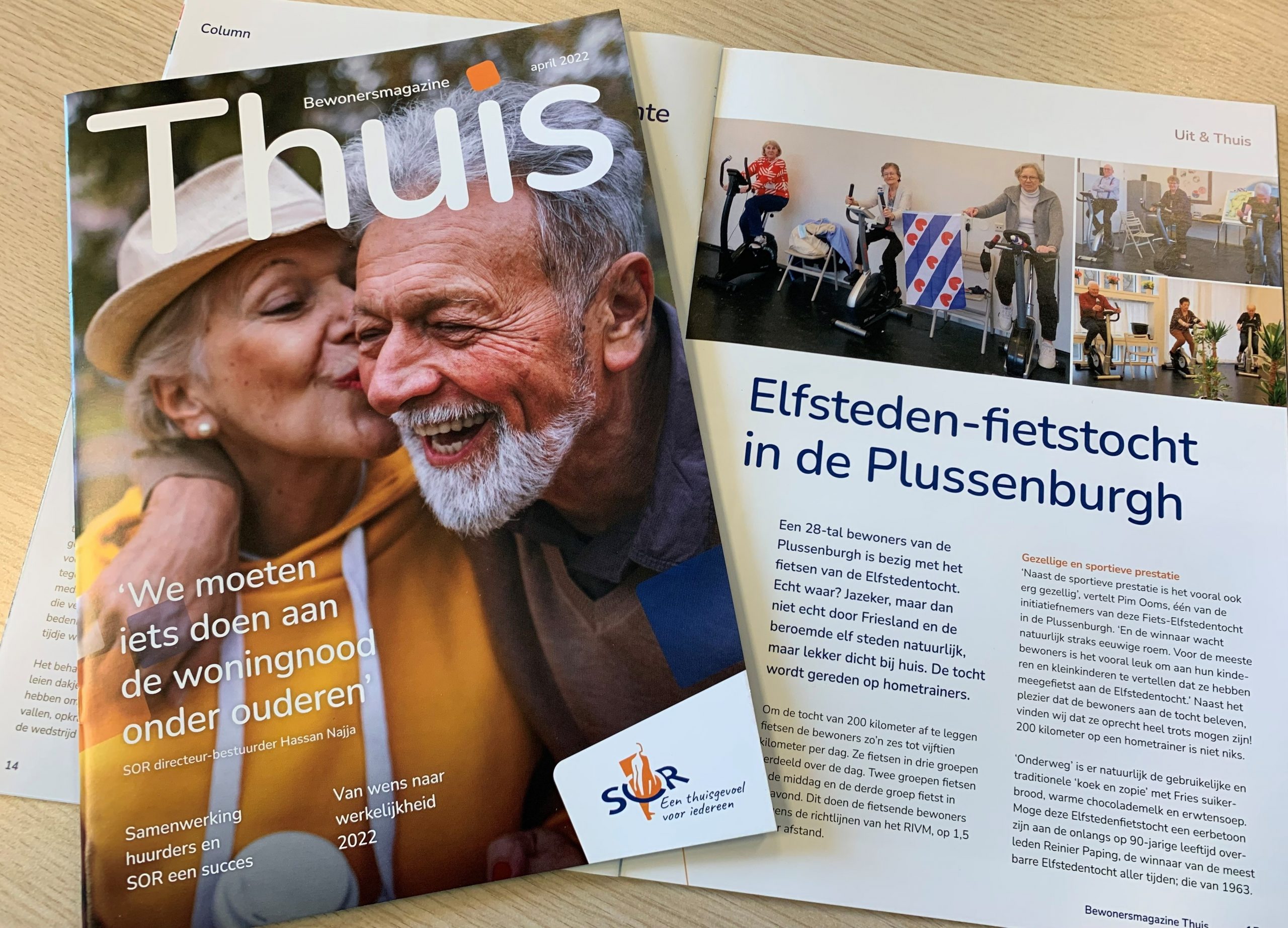 Het SOR-nieuwsblad in een nieuw jasje